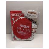 Diablo PergoBlade Saw Blade for Laminate and Wood Flooring - 10 Diameter, 12-Teeth, 5/8" Arbor, .087" Kerf, 10" Hook Angle, .063" Plate, 6000 Max RPM - D1012LF