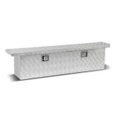 APPEARS NEW - AutoDynasty Powdercoated Aluminum Pickup Truck Bed Trailer Key Lock Storage Tool Box 60L x 12"W x 13.75"H