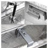 APPEARS NEW - AutoDynasty Powdercoated Aluminum Pickup Truck Bed Trailer Key Lock Storage Tool Box 60L x 12"W x 13.75"H
