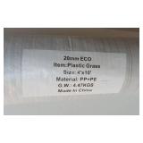 APPEARS NEW - Homietina Synthetic Artificial Grass Turf 4FTX10FT, Indoor Outdoor Dog Balcony Garden Pet Landscape Fake Grass Rug Turf Mat Home Decor, Faux Grass Rug Carpet with Drainage Holes, Customi