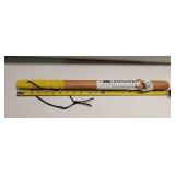 APPEARS NEW - Thumper Authority 18 Hickory Tire Thumper - Made in USA, Durable Truck Tire Pressure Checker, Fish Bat Knocker, Roadside Tool with Yellow Non-Slip Grip Handle.