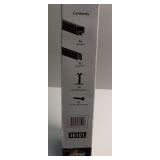 Peak 4 ft. Matte Black Aluminum Deck Railing Hand and Base Rail for 36 in. high system