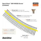 APPEARS NEW - Simpson Strong-Tie DSVT212S Deck-Drive DSV Wood Screw (Collated) #10 x 2-1/2 in. T25 6-Lobe, Tan (60-Qty)