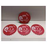 Diablo Framing Saw Blade for Wood - 7-1/4 Diameter, 24 ATB Teeth, 5/8" Arbor, .059" Kerf, 15ï¿½ Hook Angle, .040" Plate, 8000 Max RPM, 4-Pack - D0724X3