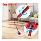 Mop Handle for Ocedar, Spin Mop Handle for O Cedar 4-Section 28.5-to-55inch Mop Replacement Stick Compatible with Ocedar Easy Wring Mop Refills Germany Screw Joint