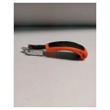 luvilly1 Pack Orange Heavy Duty Upholstery Staple Remover, Ergonomic Staple Puller Tool Construction Staples Removers, Strength Staples Puller for Upholstery/Furniture