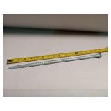 FOMMEN Rebar Stakes 16 Inch Metal Spikes for Asphalt 1/2 Inch Diameter-1 Pack Ground Stakes Heavy Duty for Speed Bump, Wheel Stop-Rebar Support Estacas de Metal-Ground Anchors -Tent Stakes