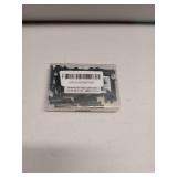 OUSCHR #8-32 x 1-1/4 Black Countersunk Flat Head Machine Screws, Electrical Outlet Screws, Full Thread, 304 Stainless Steel, Black Finish, 50 PCS