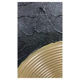 Slyart Black and Gold Texture Wall Art, Handmade 3D Arch Painting, 28\"x40\" Large Abstract Canvas Wall Art - Retail: $110