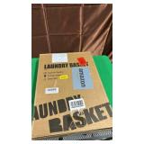 Laundry Basket with Wheels, Collapsible Plastic Laundry Hamper with Handle, Foldable Laundry Basket Organizer for Laundry and Bathroom (Ivory, XXXL) - Retail: $80