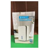 Dehumidifier for Home, 1000 sq.ft Dehumidifier with Auto Shut Off, 7-Color LED Light Built-in Aromatherapy Diffuser, Ultra-Quiet Dehumidifiers for Bedroom, Bathroom, Basement (White)