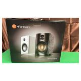 HiVi-Swans OS-10 HiFi Stereo Speakers, Bluetooth 5.0 Active Computer Bookshelf Speakers - 4