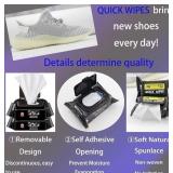4 New Packs of Mygezi Pack Shoe Sneaker Wipes Cleaner Quick Wipes Disposable Travel Portable Removes Dirt, Stains