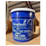 New Bucket of Graybar 430G Poly Line, 6500ft 210lbs Breaking Strength Part# 500 5539.9