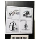 New Aquatrend 25-Stage Shower Head Filter for Hard Water, High Pressure Shower Filter for Removing Chlorine and Fluoride, Vitamin C Improves the Condition of Skin Hair Nails, Chrome