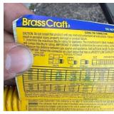 New BrassCraft CSSC44-48 5/8" OD (1/2" ID) x 48" LENGTH 1/2" MIP × 1/2" MIP Stainless Steel Gas Connector, Yellow