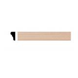 New (10pc) Alexandria Moulding 1/4-inch x 7/16-inch x 4 ft. Unfinished Paintable Stainable Basswood