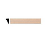 New (10pc) Alexandria Moulding 1/4-inch x 7/16-inch x 4 ft. Unfinished Paintable Stainable Basswood
