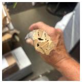 New (10pc) Alexandria Moulding 1/4-inch x 7/16-inch x 4 ft. Unfinished Paintable Stainable Basswood