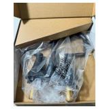 New allen + roth Brookes 4-in centerset 2-handle WaterSense High-Arc Residential Handle Bathroom Sink Faucet w/ Drain, Matte Black