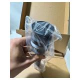 New allen + roth Brookes 4-in centerset 2-handle WaterSense High-Arc Residential Handle Bathroom Sink Faucet w/ Drain, Matte Black