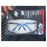 Bundle of 2 3M™ Solus™ 1000-Series Safety Glasses S1101SGAF, Black/Blue, Clear Scotchgard™ Anti-Fog Lens