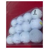 Bundle of 24 RePurposed Quality Golfballs Unique And from Many Courses - A less boring way to buy balls