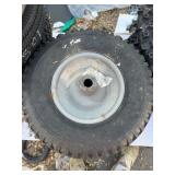 Nylon Tire & Rim Grey 4.10/3.50-6