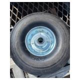 Solid Rubber Airless Cart Tire 8” x 2.5”