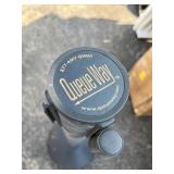 Queue Solutions QueueMaster 550 2" Nylon Crowd Control Belt Barrier , Black&Yellow Barrier Fabric , Comes as Pictured