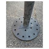 Queue Solutions QueueMaster 550 2" Nylon Crowd Control Belt Barrier , Black&Yellow Barrier Fabric , Comes as Pictured