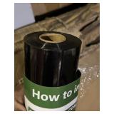 24-in x 74-in Black Privacy/ Energy Saving Window Film - Easy to Install