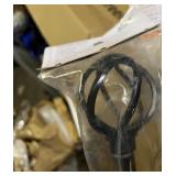 Kenney® Cage 1" Value Decorative Window Curtain Rod, 30-84", Black - 30-84" - Black - CURTAIN ROD ONLY NO CURTAIN