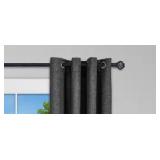 Kenney® Cage 1" Value Decorative Window Curtain Rod, 30-84", Black - 30-84" - Black - CURTAIN ROD ONLY NO CURTAIN