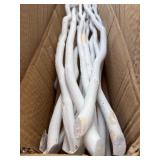 12-Piece 59 in. Natural Dried Artificial Mulberry Twigs Ideal Sticks for DIY Crafts Decorative Stems (no vase included)