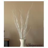 12-Piece 59 in. Natural Dried Artificial Mulberry Twigs Ideal Sticks for DIY Crafts Decorative Stems (no vase included)