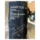 HAMPTON BAN WESTFIELD SHAKER FEATHER WHITE 8 FT CROWN MOLDING 96 in W x 1.7 in H x* 4 in D