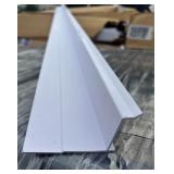 SureSill 1-3/8 in. x 42 in. PVC Sloped Head Flashing Kit for Single Doors and Windows (End Dams)