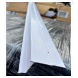 SureSill 1-3/8 in. x 42 in. PVC Sloped Head Flashing Kit for Single Doors and Windows (End Dams)