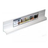 SureSill 1-3/8 in. x 42 in. PVC Sloped Head Flashing Kit for Single Doors and Windows (End Dams)