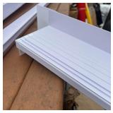 SureSill 6-9/16 in. x 40 in. PVC Sloped Sill Pan Flashing Kit for Single Doors and Windows (End Dams)