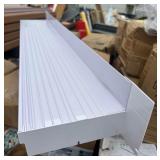 SureSill 4-9/16 in. x 40 in. PVC Sloped Sill Pan Flashing Kit for Single Doors and Windows (End Dam)