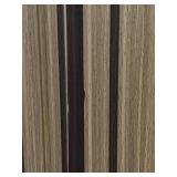 Bundle of 4 Wood Slat Panels - Walnut Coloring - 93” x 5.9” Each - 15.34 sqft total - No Perfect Sm blemishes see images