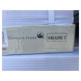 A Box of Beautiful Castle Honed Natural Travertine Stone Tile, 18 in. x 18 in. Floor and Wall - 4 Tiles Per Box