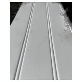 Bundle of 2 7-3/8 in. x 3/8 in. x 96 in. Reversible Bead/Nickel Gap Wainscot Moulding,