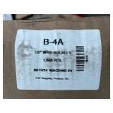 Box of B-4A 1/2" WIRE BUCKLES 1,000 PCS.
