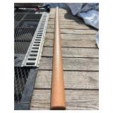 Heavy Duty Trex Board/Rounded Post - Great for any Project or Landscape Edging etc - Be creative 6’ x 2” x 3”