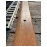 Heavy Duty Trex Board/Rounded Post - Great for any Project or Landscape Edging etc - Be creative 6’ x 2” x 3”