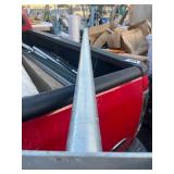 7’ x 3” Galvanized Steel Post w/ 8” x 8” Sq Mounting Base - Great stock Use for any Project