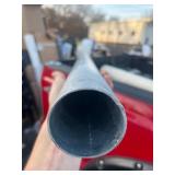 7’ x 3” Galvanized Steel Post w/ 8” x 8” Sq Mounting Base - Great stock Use for any Project